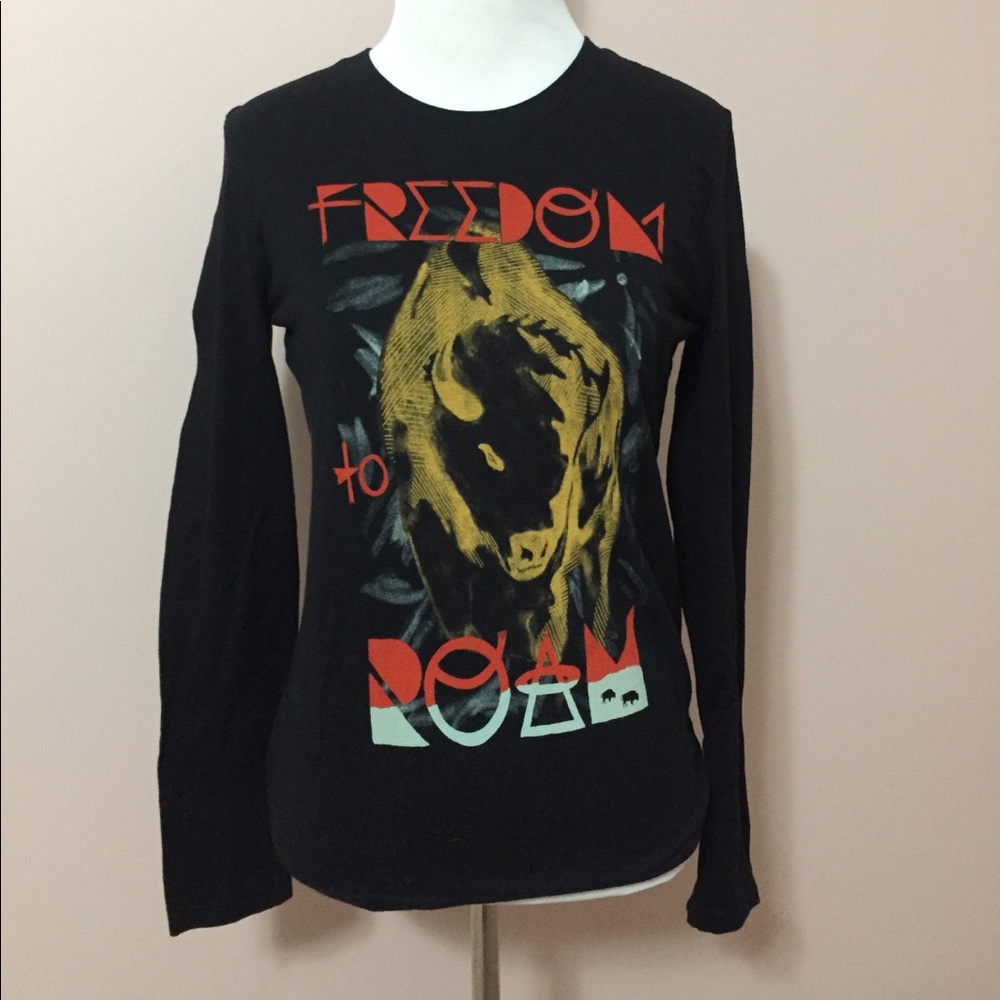 Patagonia Freedom To Roam Buffalo Long Sleeve Tee
